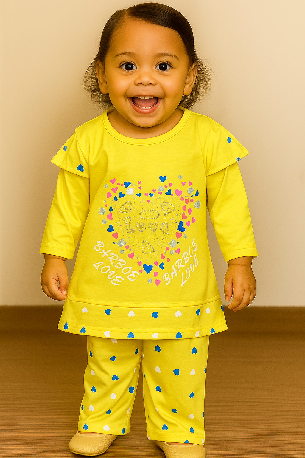 Barboe Love Cotton Baby Suit – 2 Pc Set